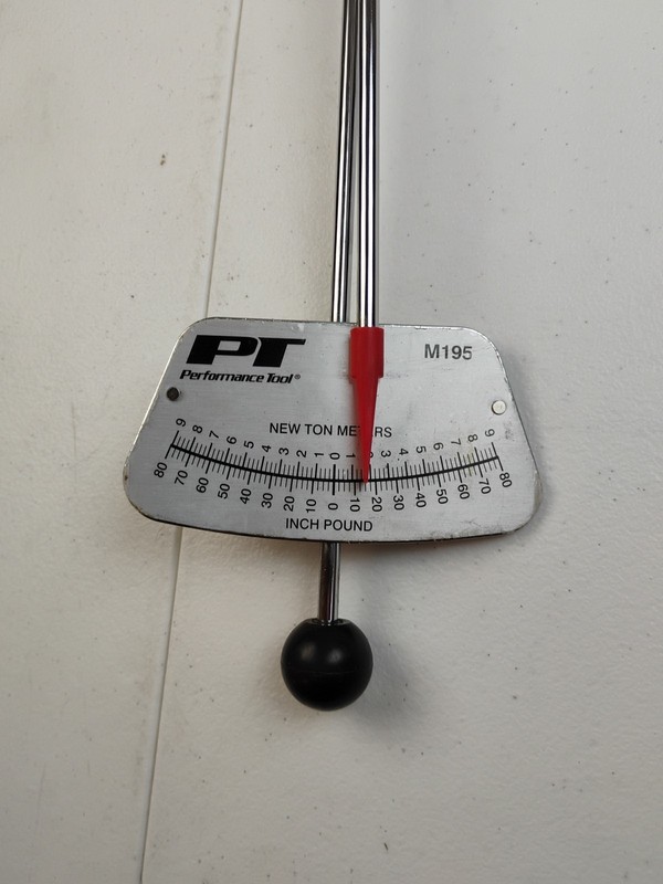 Performance Tool M195 0-80 in/lb Torque Wrench Deflection Beam. #R1 Good Cond gallery