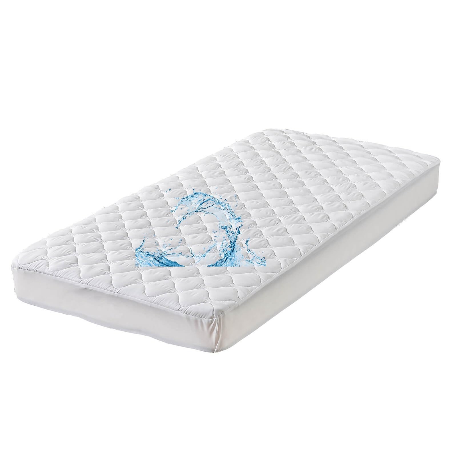 Waterproof Quilted RV Bunk Mattress Bunk=Narrow Twin (30x75), White gallery