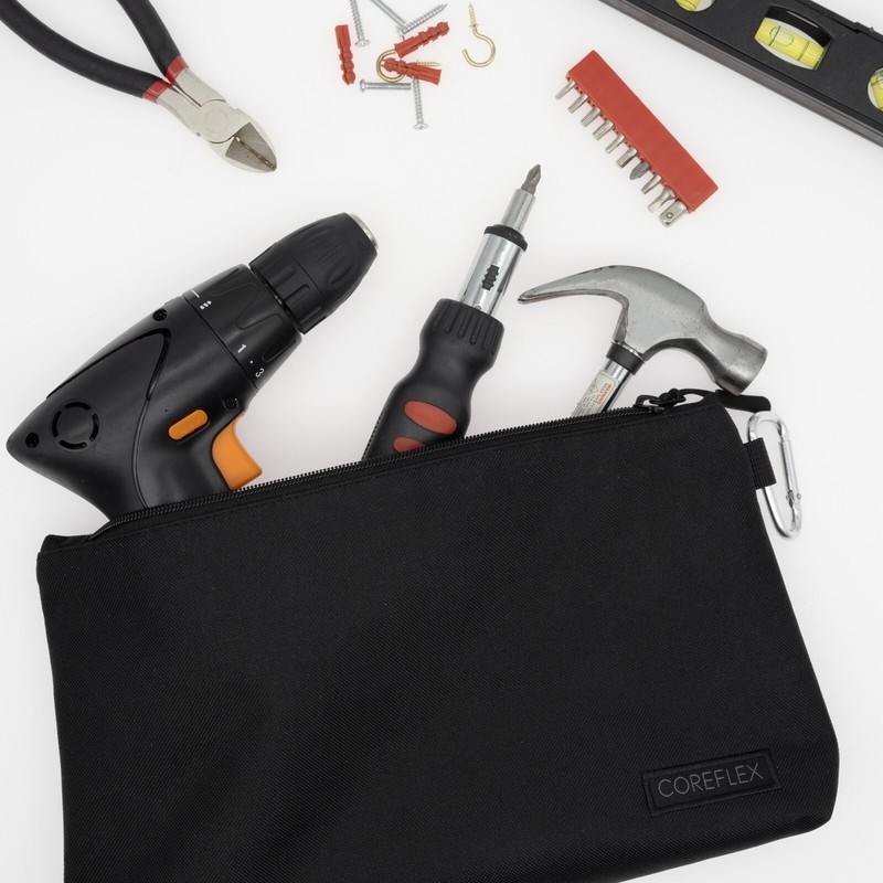 Coreflex Tool Pouch Zipper Bag, Tool bag with 3Pack Multi size gallery