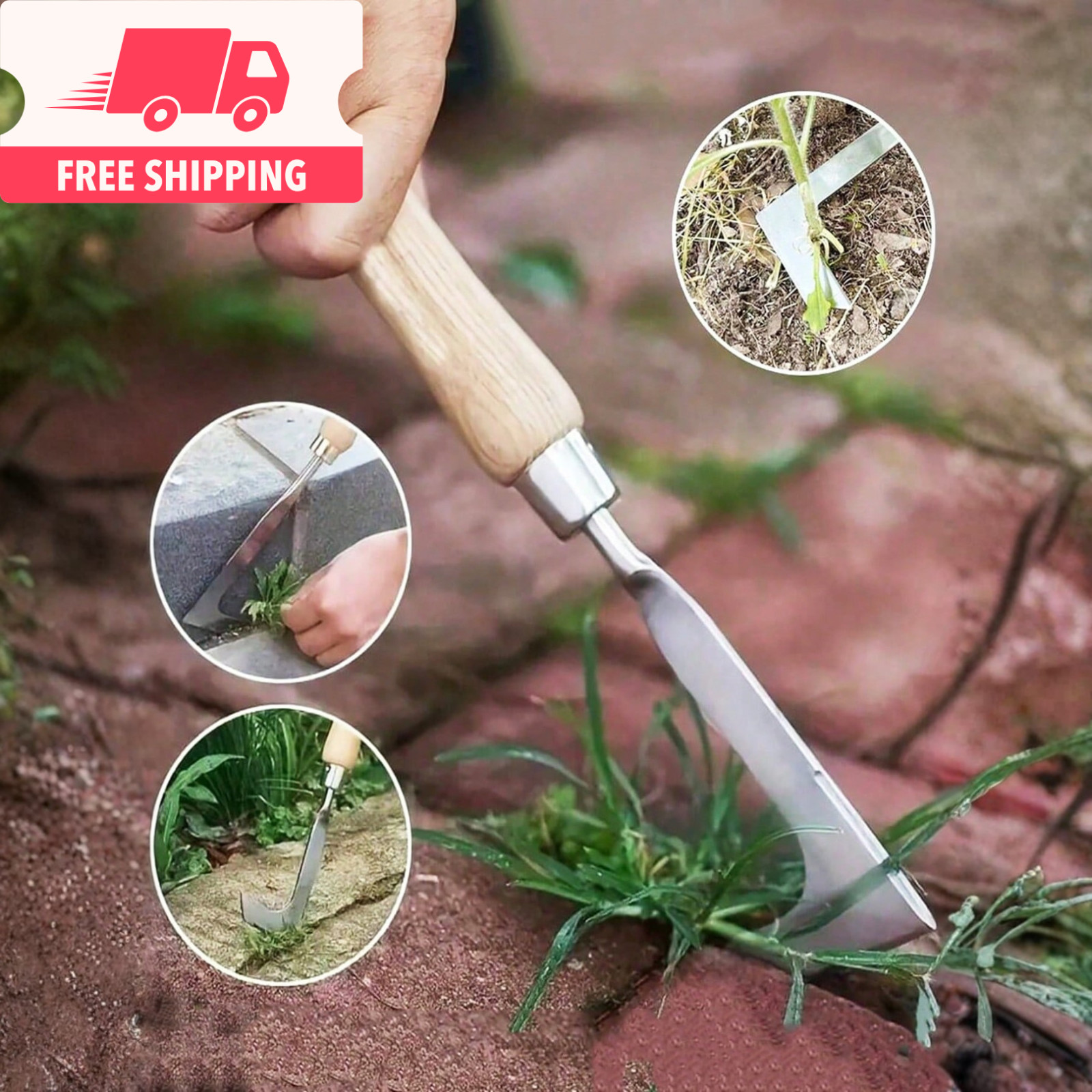 Garden Weed Remover Tool Manual Hand Weeder Root Puller Weeding Gardening Tools gallery