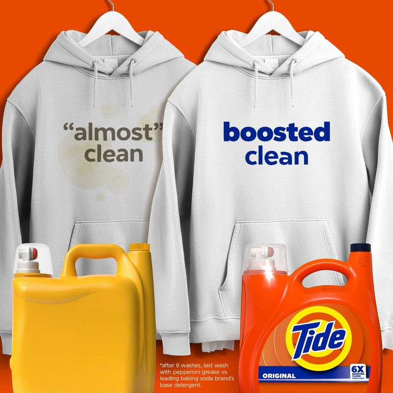 (2 Pack) Tide Original HE Laundry Detergent 100 Loads 125 -fl oz gallery