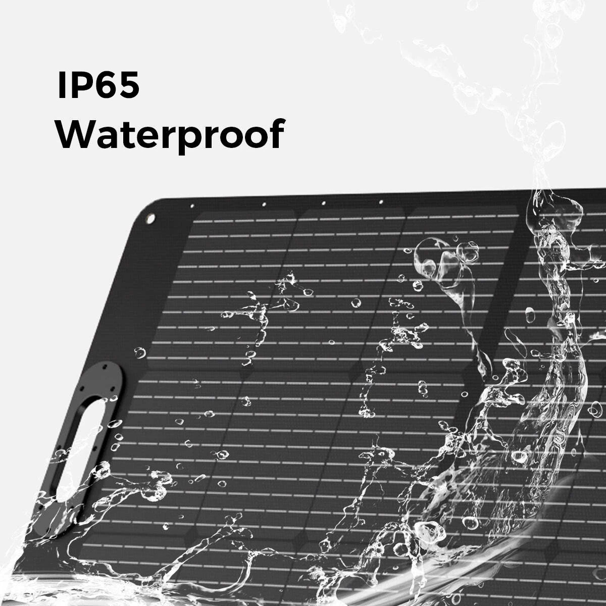 OUPES 2Pcs 240w Foldable Solar Panel Kit Portable Built-in Ports Waterproof gallery