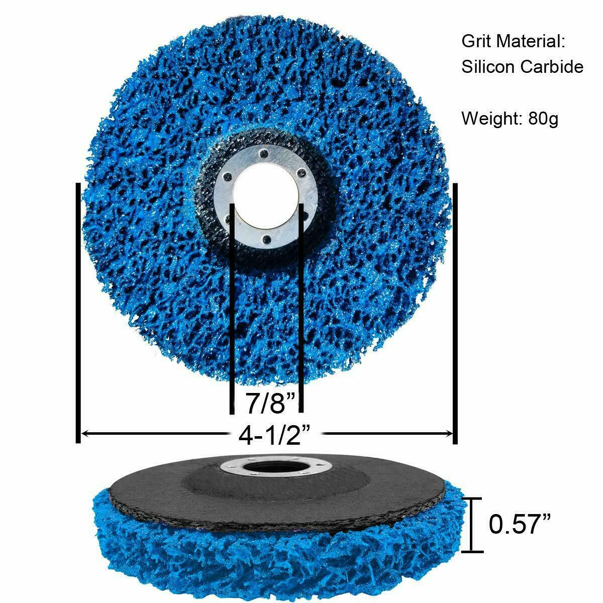 15PACK 4-1/2 x 7/8Inch Stripping Discs Rust Remover Wheel Poly Strip Wheel Discs gallery