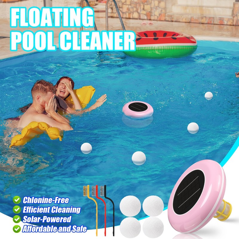 Solar Pool Ionizer Cleaner Automatic Floating Water Purifier Upgraded Copper ... gallery