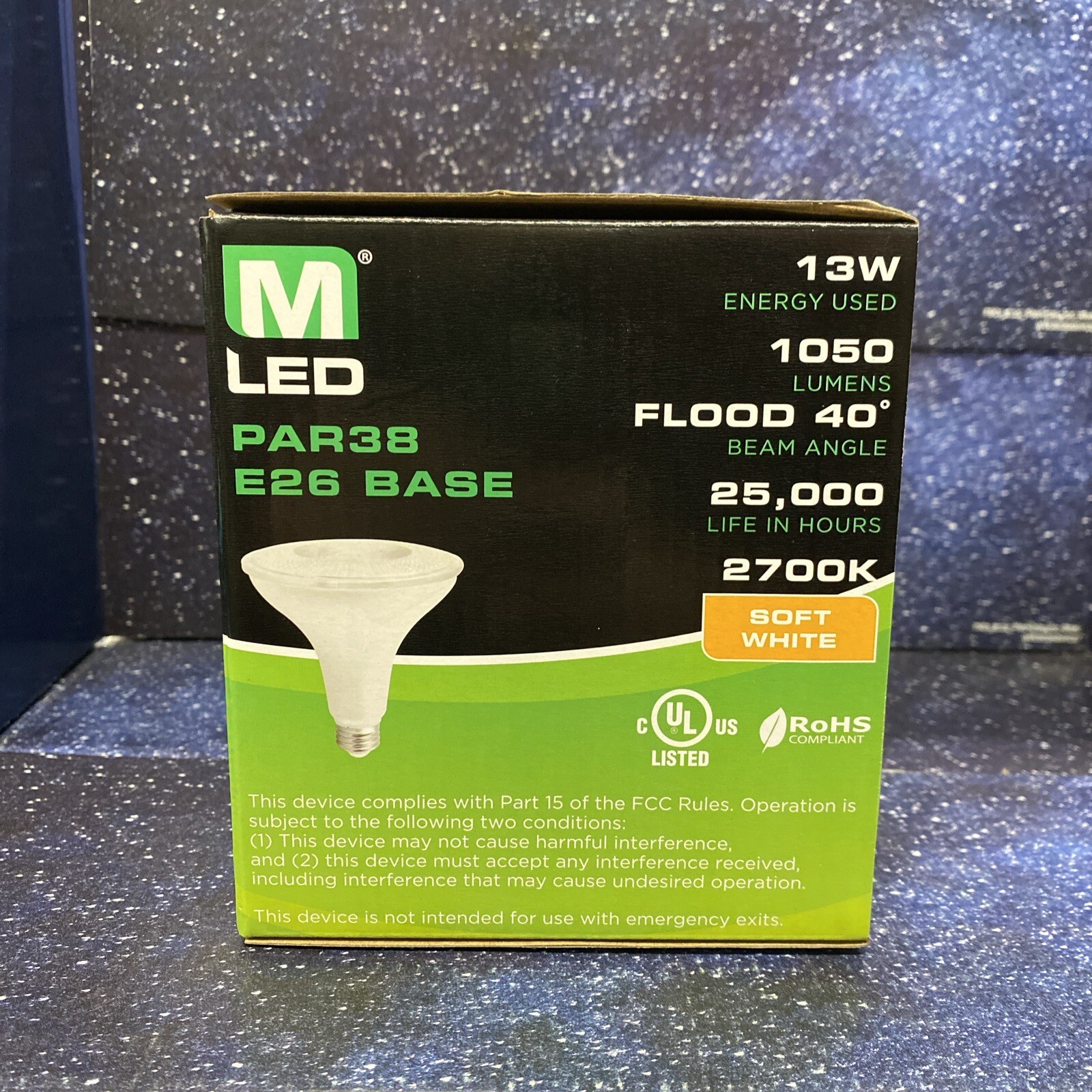 MaxLite Single 13 Watt White Dimmable PAR38 Medium - New gallery