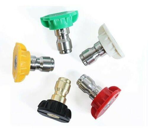 Power Washer Spray Nozzle Replacement Pressure Washing Tip 1/4" Quick Connect gallery