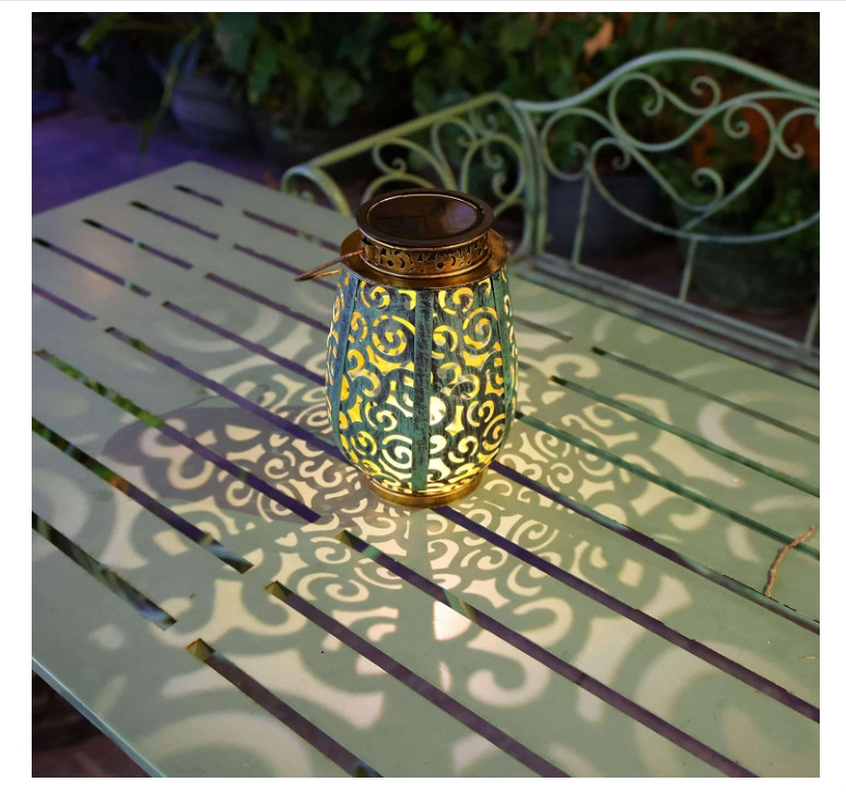 Solar Lantern Hanging Light LED Hummingbird Outdoor Garden Lamp Waterproof Decor gallery