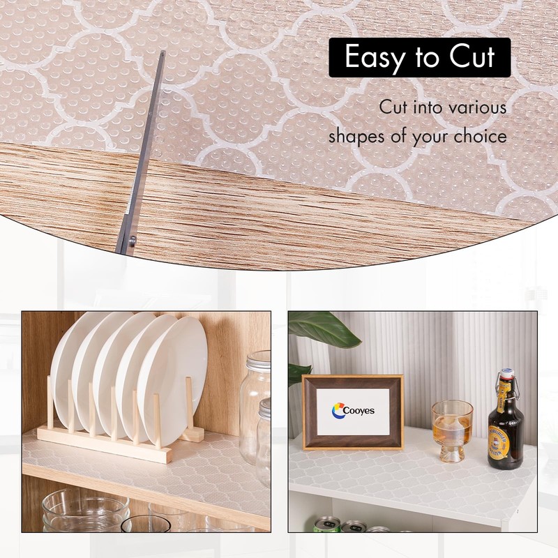 Shelf Liner for Kitchen Cabinets – Non-Adhesive Waterproof Drawer Liner gallery