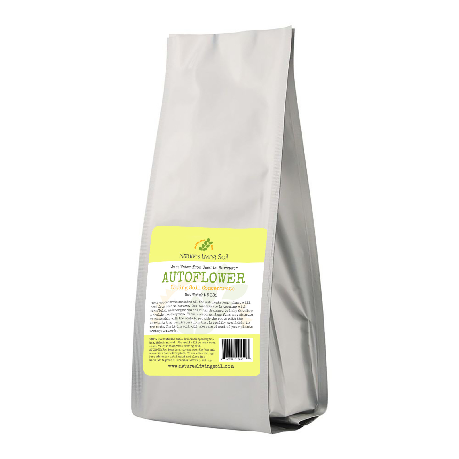 5lb ORIGINAL SUPER SOIL CONCENTRATE for Autoflower by NATURE'S LIVING SOIL 5lb gallery