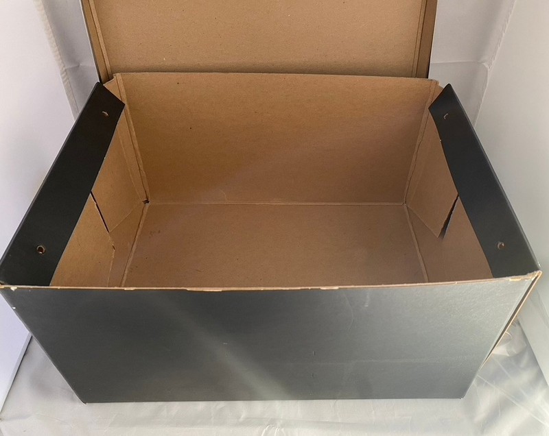 Ikea Kassett Single Large Storage Box Black 33x25x17 CM 13x10x6 7/8 IN Used gallery