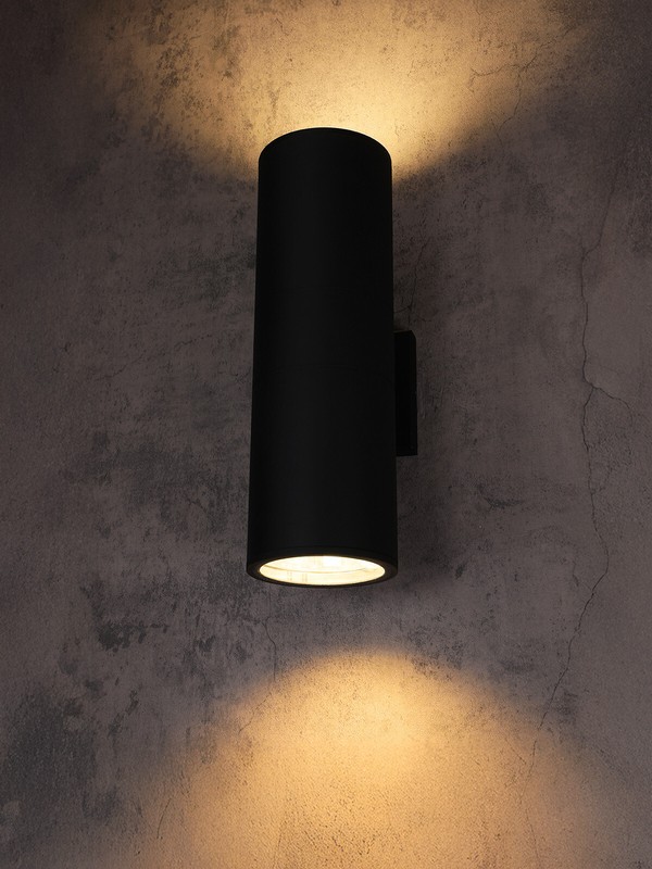 2 Pack 17.72" Up and Down Wall Sconce, 2-Light Outdoor Porch Light, E26 Base gallery