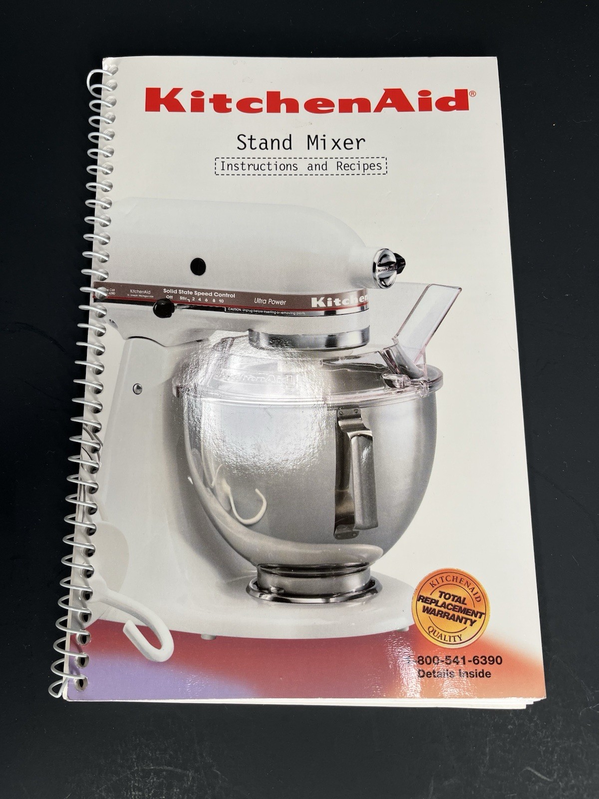 KitchenAid Stand Mixer Instructions and Recipes Booklet Spiral Bound USA gallery