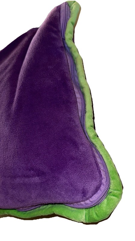 Chuck E Cheese Convertible Pillow 13” Blanket 55 X 33” Zipper Square 2018 Flaw gallery