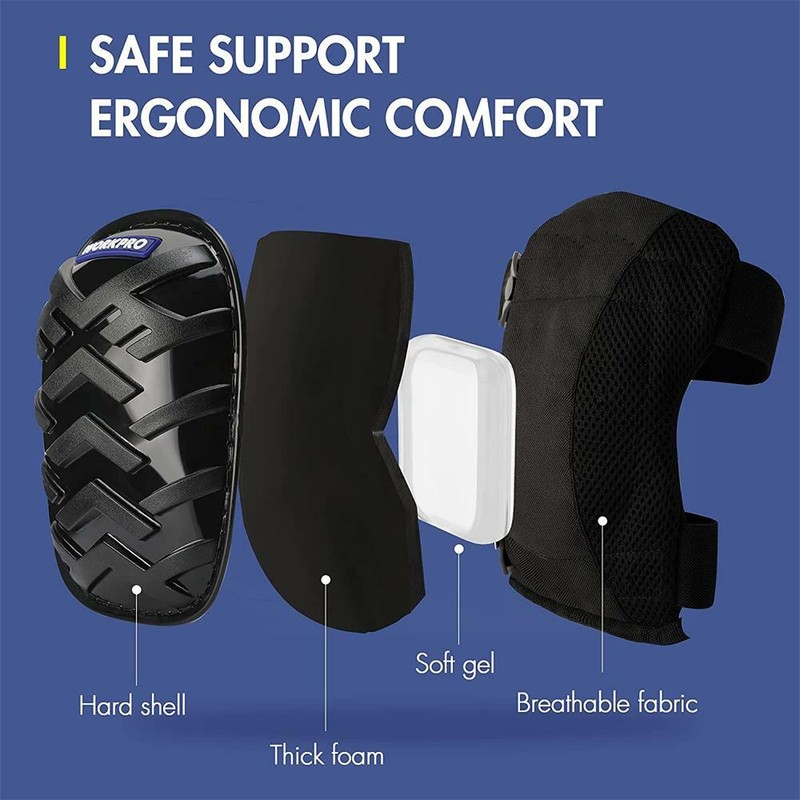 WORKPRO Knee Pads for Work Construction Gardening Flooring Carpentry Garage USA gallery