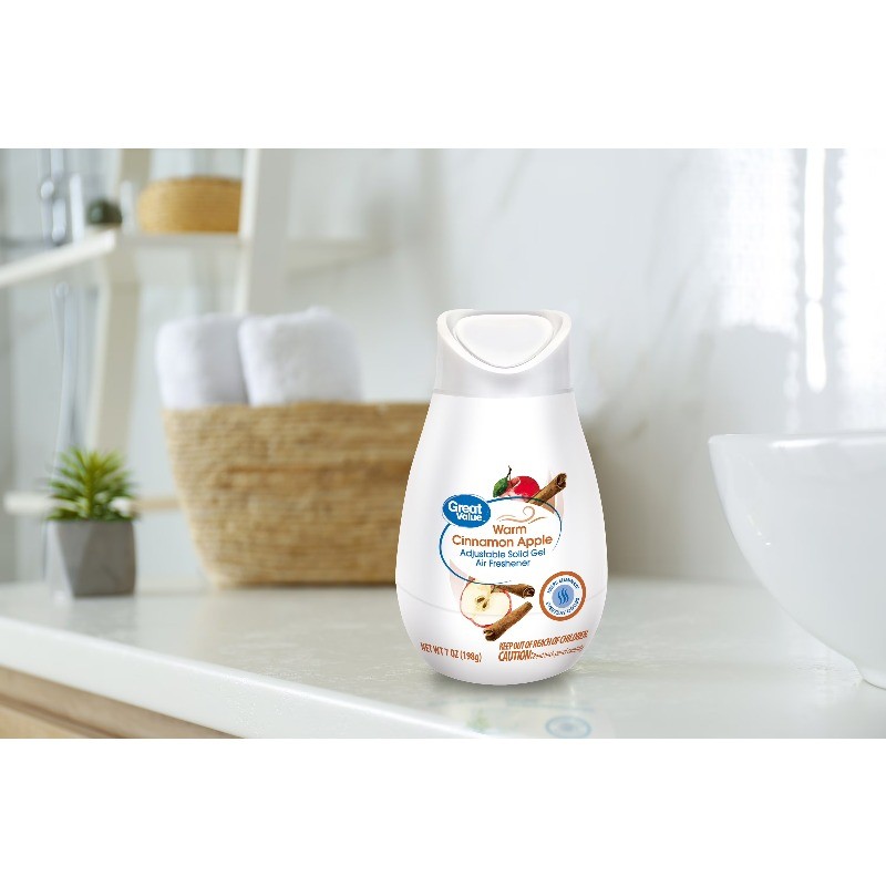 (6 pack) Great Value Adjustable Solid Gel Cone Air Freshener,Cinnamon Apple,7 oz gallery