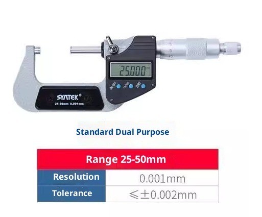 Outside Micrometro Guage Carbide Tip LCD Caliper Measure Tools 0-100mm gallery