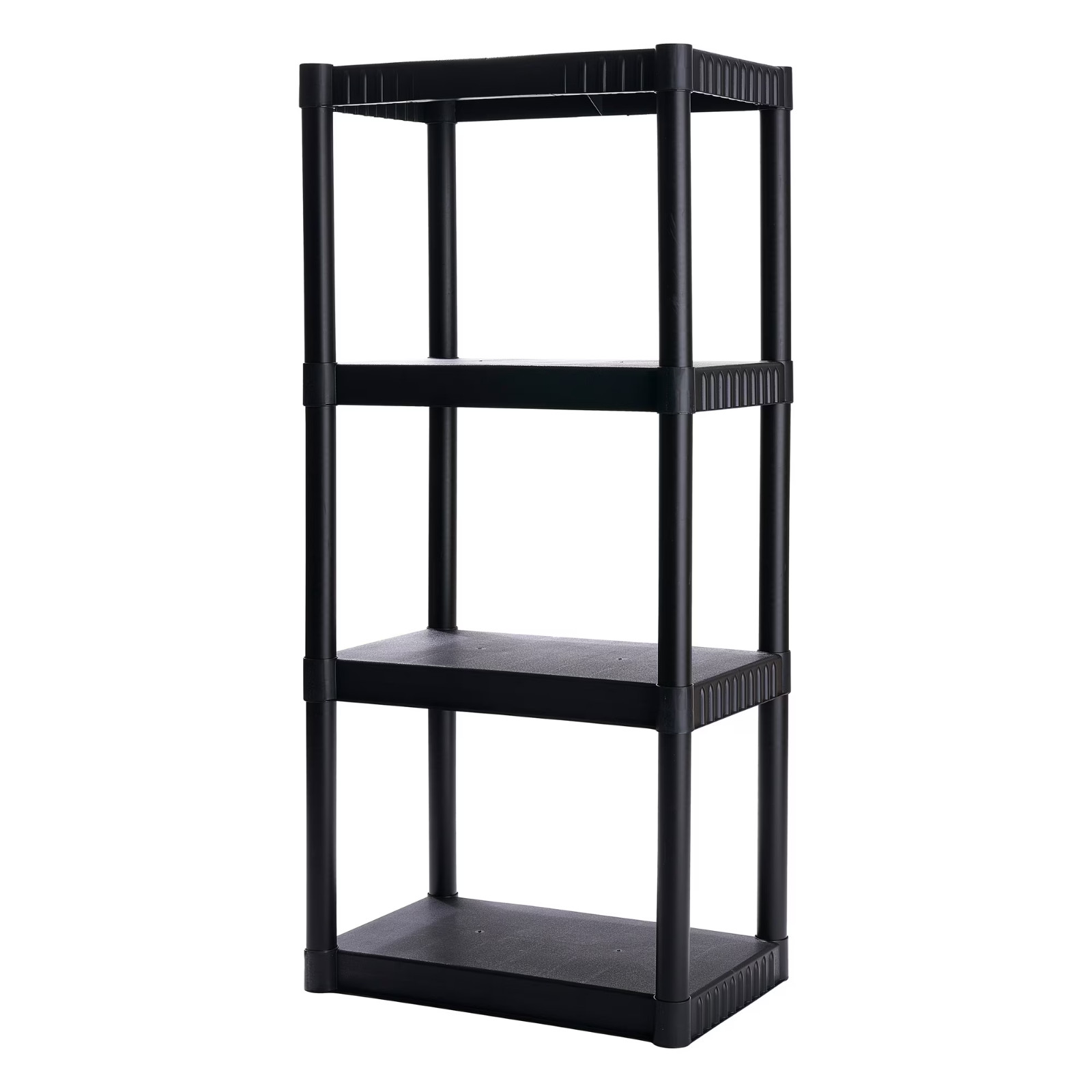 Plano 4-Shelf Standard Duty Plastic Storage Shelves, 48” x 21” x 14”, 200lb Capa gallery