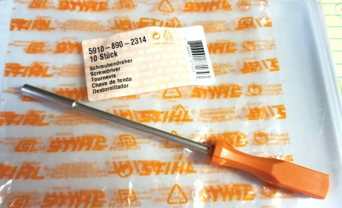 Stihl Carb adjusting tool* OEM* Fits into carb for BG56*BG56C*BG86*BG86C*BR200* gallery