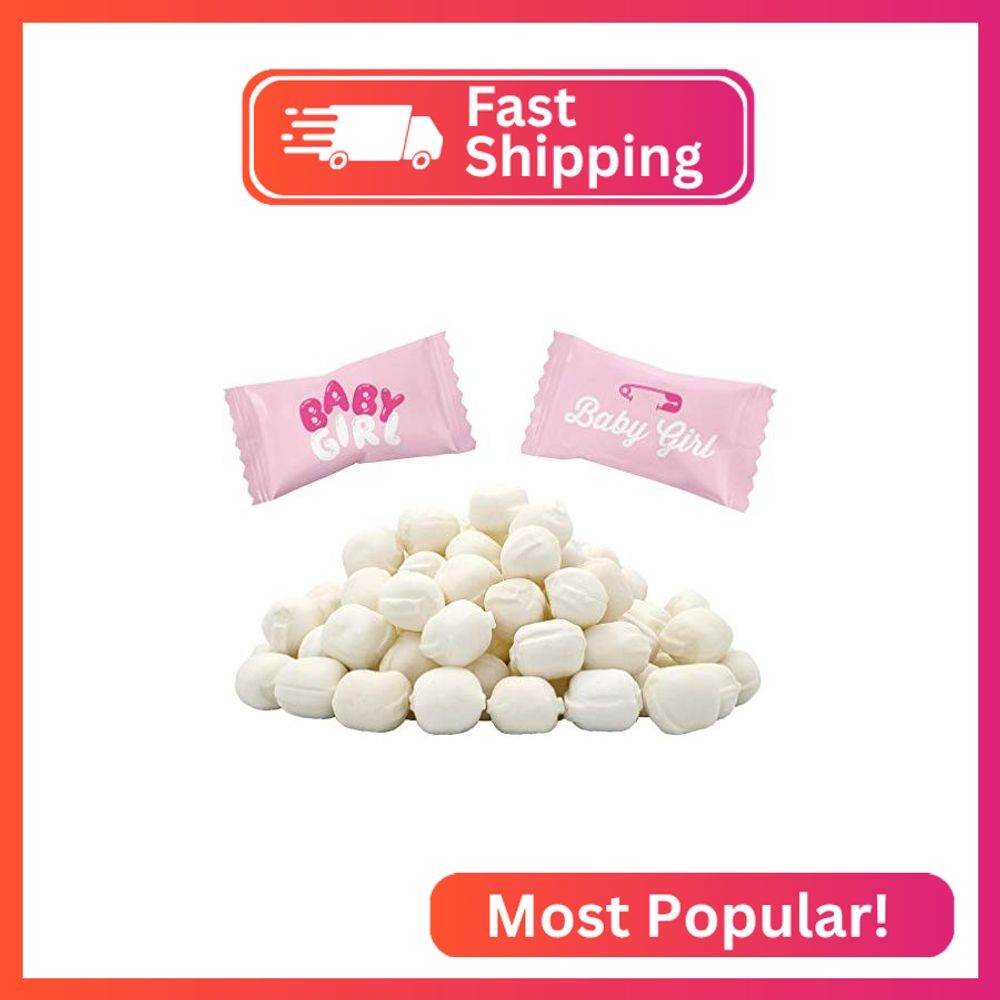 55-Count Baby Girl Buttermints, Mint Candies, After Dinner Mints, Butter Mint Ca gallery