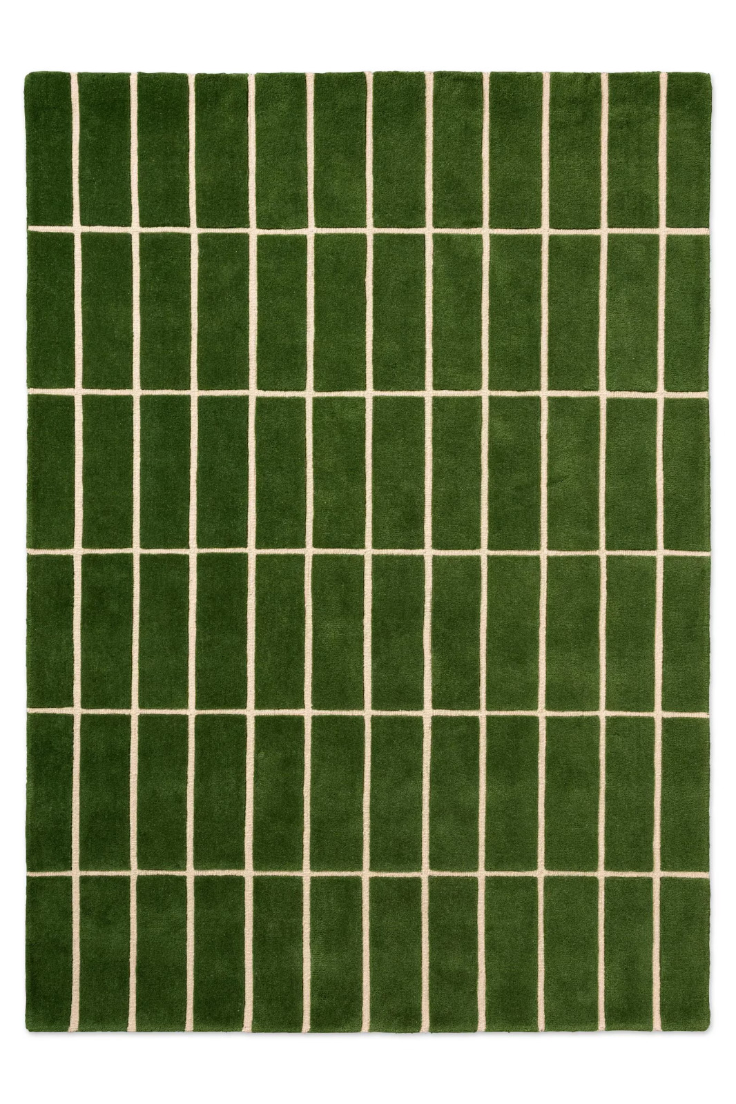 Tufted Abstract Curve Wool Rug, Modern Sculptural Area Rug with Irregular Shape, gallery