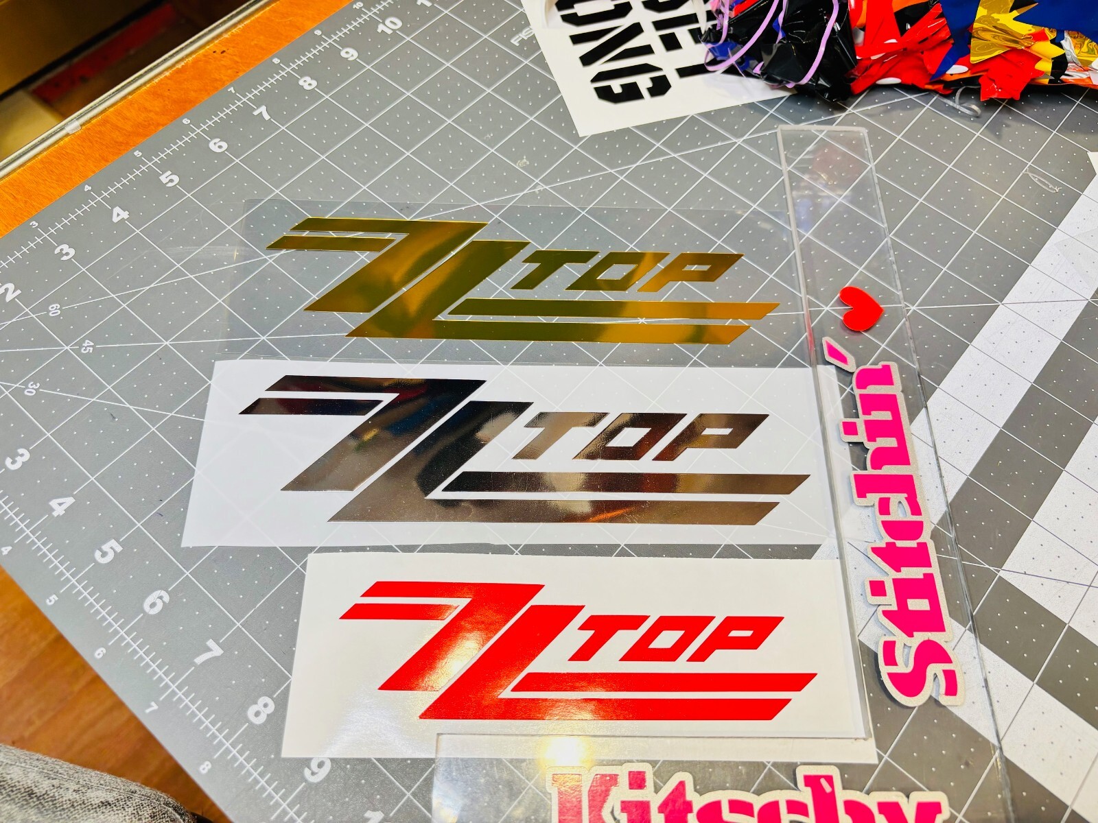 ZZ Top Vinyl Decal - Many Sizes & Colors FREE Ship + Buy 2 Get 1 FREE gallery