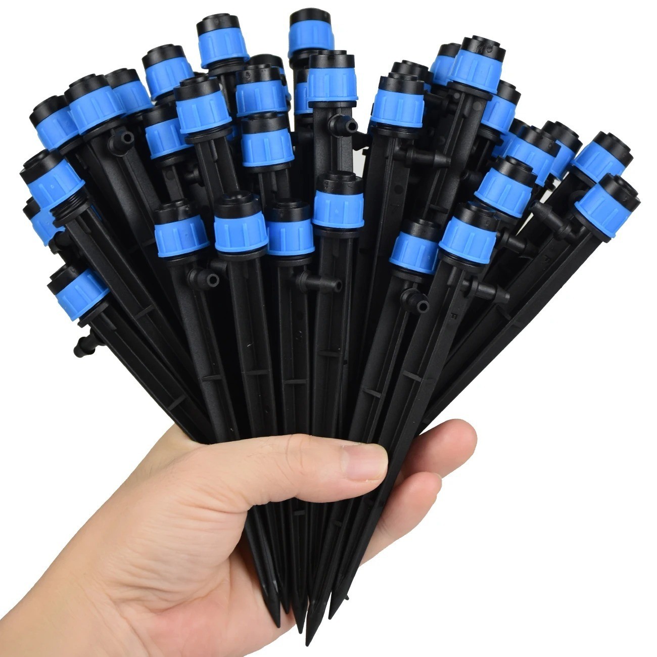 30Pcs Drip Irrigation Emitter 1/4" Garden Drip Watering System 360° Adjustable gallery