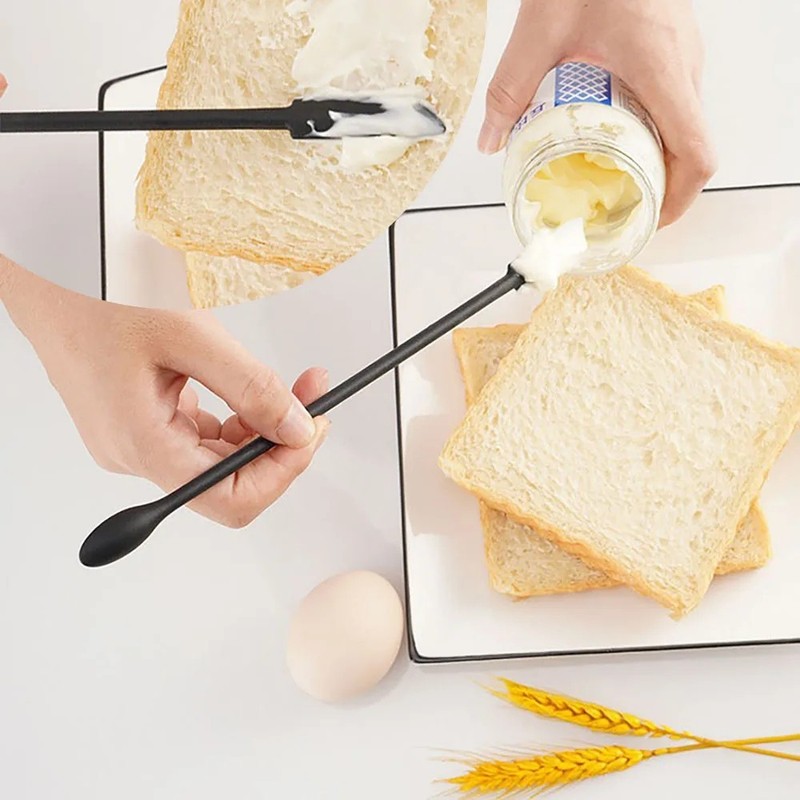 ✅3pcs Jar and Bottle Scraper Set Long Spatula Flexible Scoop Kitchen Tool Set✅ gallery