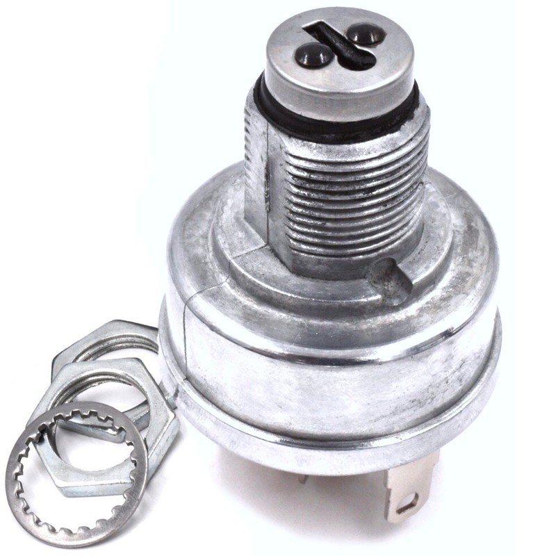 Ignition Key Switch For John Deere TCA22740 - TCA15075 w/ DUST SHIELD KEY gallery