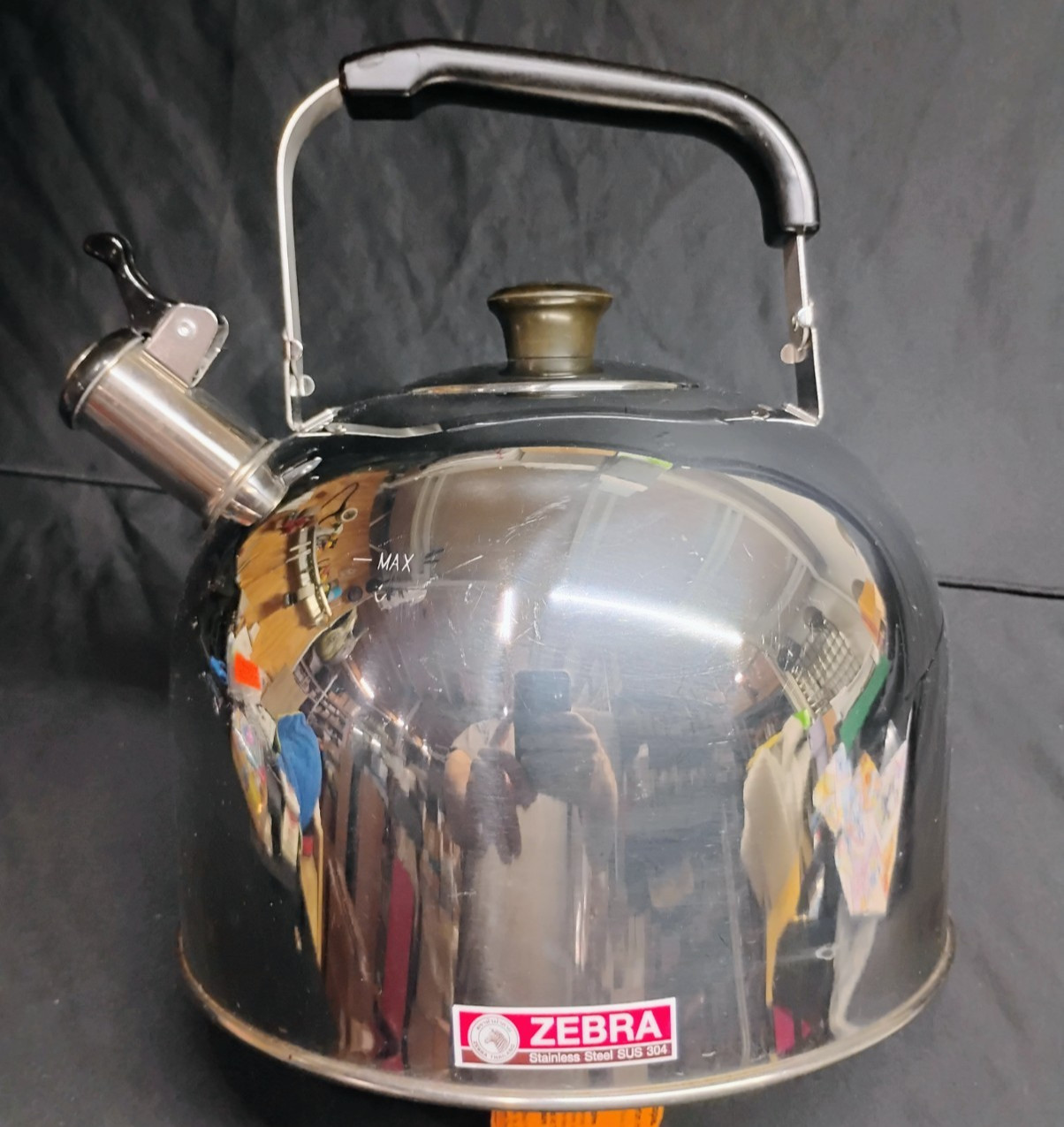 Zebra Teapot Whistling Kettle Kitchenware 304 Stainless Steel 6.0 Liters Thia gallery