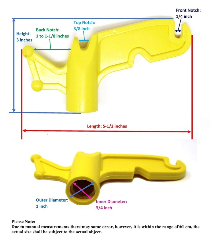 JSP Manufacturing Multi-Purpose Plastic Utility Hook Screw On Pole Attachment... gallery