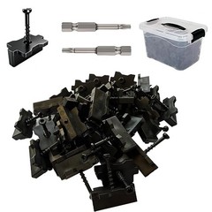 1250pcs Hidden Deck Fasteners Composite Decking Nylon Clips Metal Screws 600 sq
