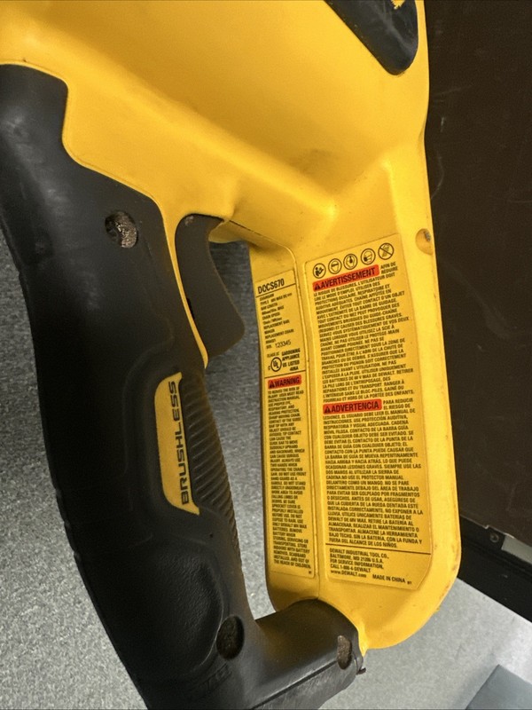 DeWALT FLEXVOLT DCCS670B 60V MAX Cordless Chainsaw (Tool Only) FOR PARTS OR REPA gallery