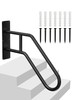 2 Pack Indoor Outdoor Handrails For 1-3 Steps Wall Mounted Heavy Duty Railing gallery