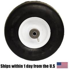 Flat Free Solid Tire Front Caster Wheel 9×3.50-4 for Exmark 103-1224 103-2