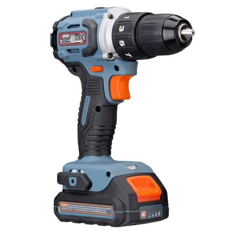 Senix 20V Brushless 1/2 " Drill/Driver &1/4"Impact Driver Combo Kit, 2 Batteries gallery