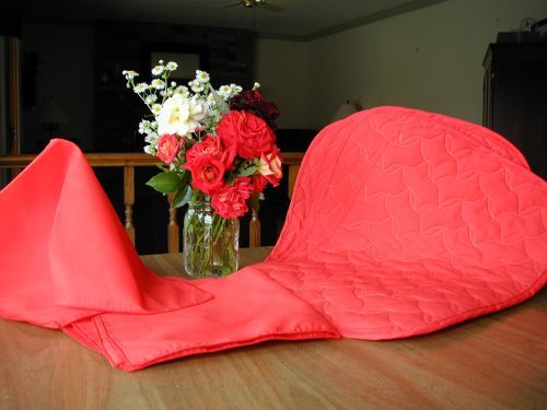 Red 4 Cloth Dinner Napkins ONLY for sale cotton blend fabric Solid gallery