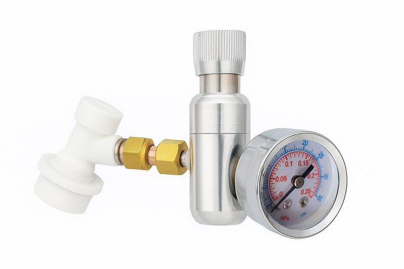 Mini CO2 Charger with Regulator Kit - Ball Lock Quick Disconnect Beer Wine Soda gallery