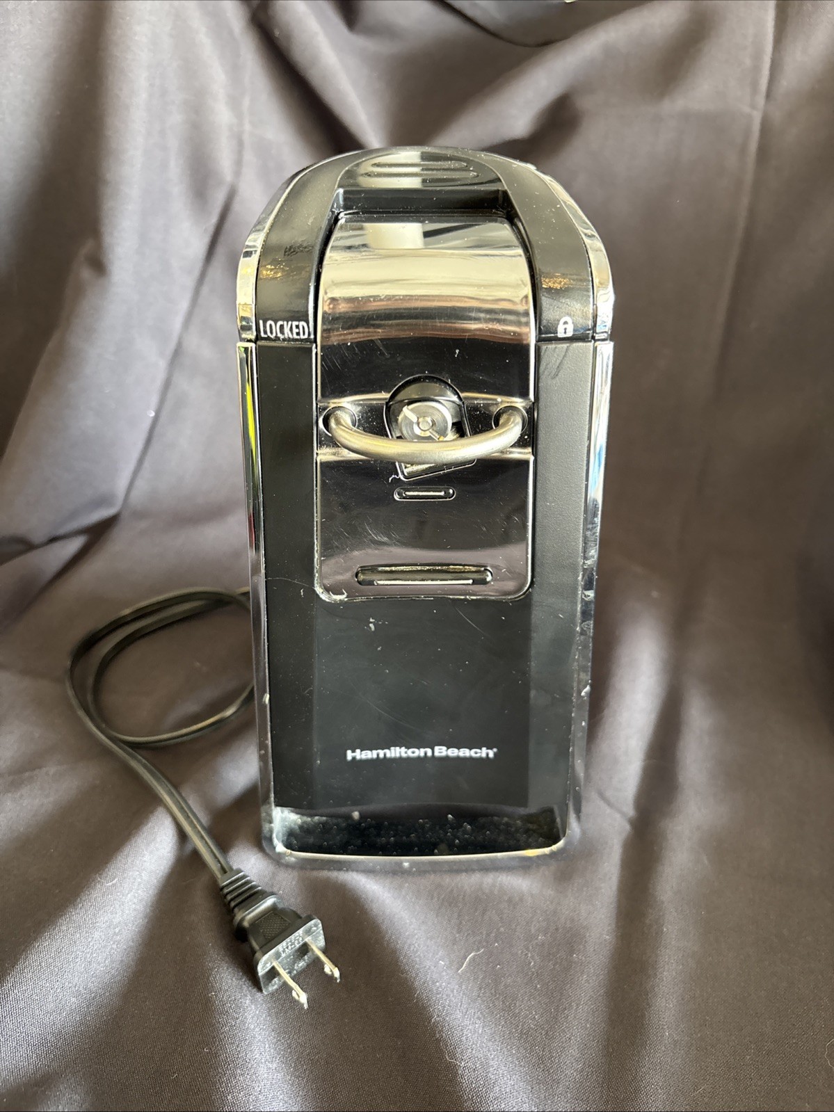Hamilton Beach 76606Z Smooth Touch Electric Automatic Can Opener Tested, Works gallery