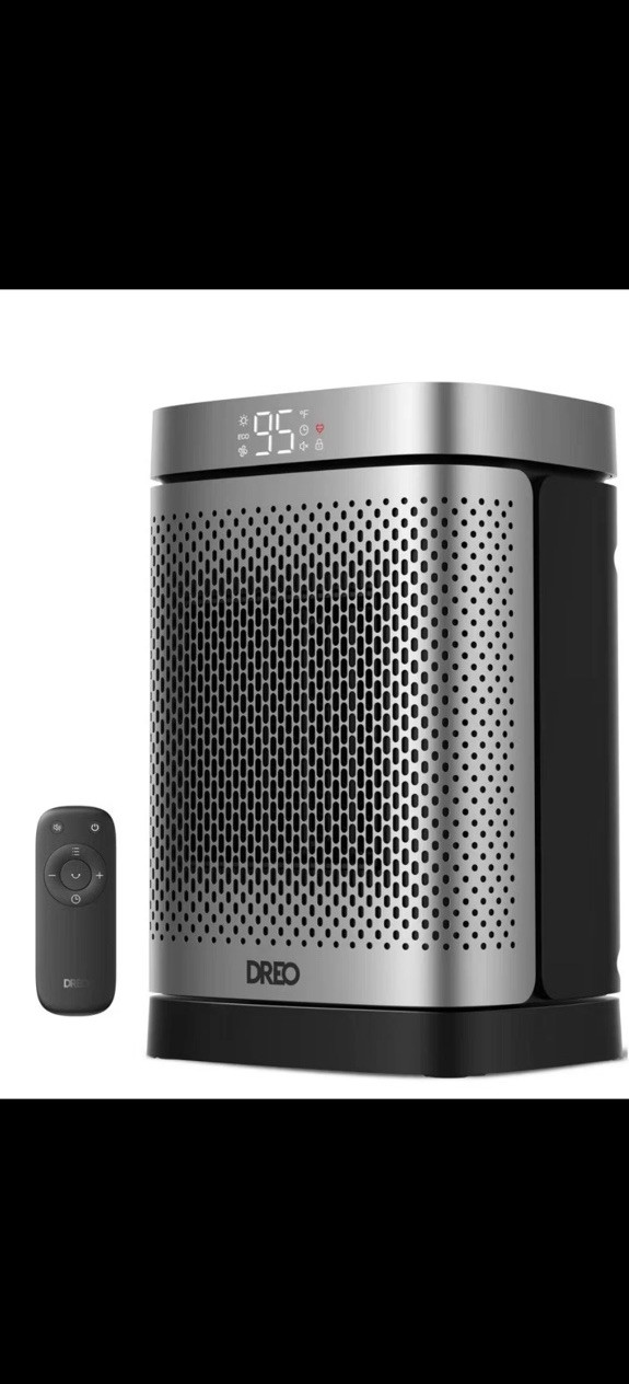 Dreo 1500W Atom Core PTC Heating Oscillating Tower Space Heater with Remote gallery