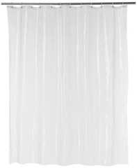 Amazon Basics Water Resistant 8-Gauge PEVA 72″W x 72″L (Pack of 1), Clear
