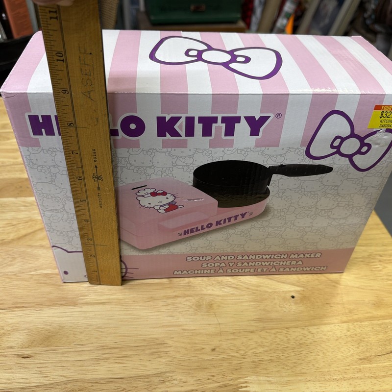 Hello Kitty Soup & Sandwich Maker Compact Lightweight Uncanny Brands BRAND NEW gallery