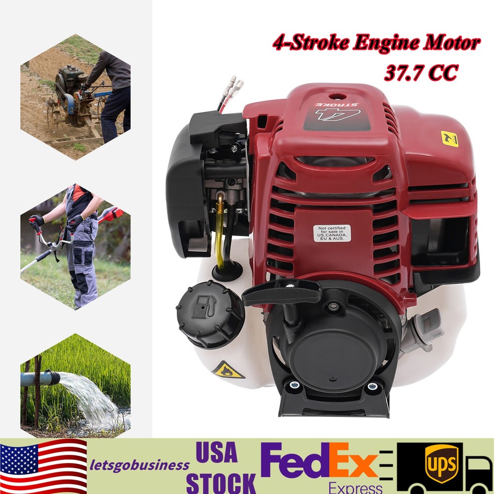 4 Stroke Engine Motor Gasoline Pull Start Single Cylinder For Garden Lawnmowers