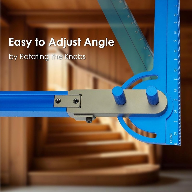 Adjustable Dual Nut Locking Stair Tread Template Tool Jig Stair Gauge Measuring gallery