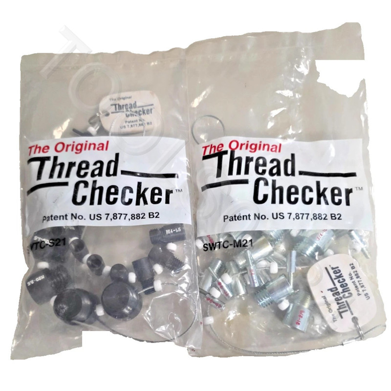 Thread Checker SAE Metric Combo 44pc Coarse Fine S&W USA SWTC-S21 AND SWTC-M21 gallery