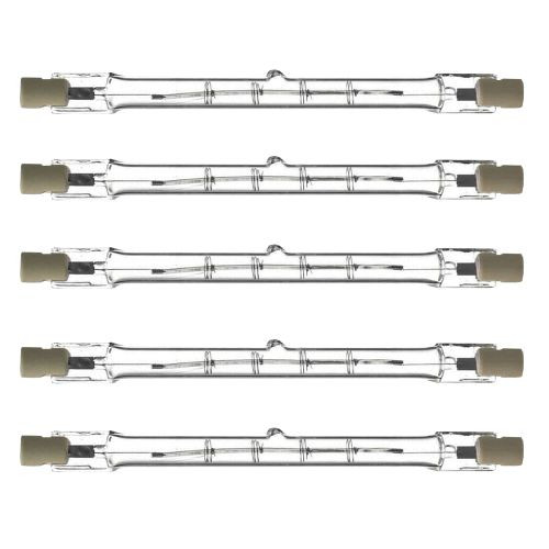 J118 DOUBLE ENDED QUARTZ - J TYPE 118MM (4-11/16") Package of (5) Five Bulbs gallery