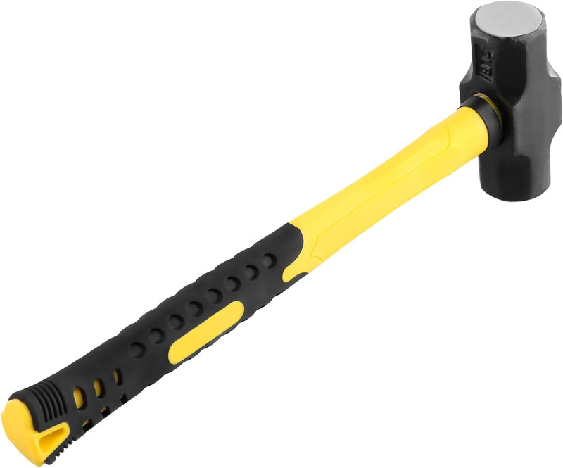 3 PCS 2Lbs Sledge Hammers with Shock Absorption Handles, Solid Steel Heads, High gallery