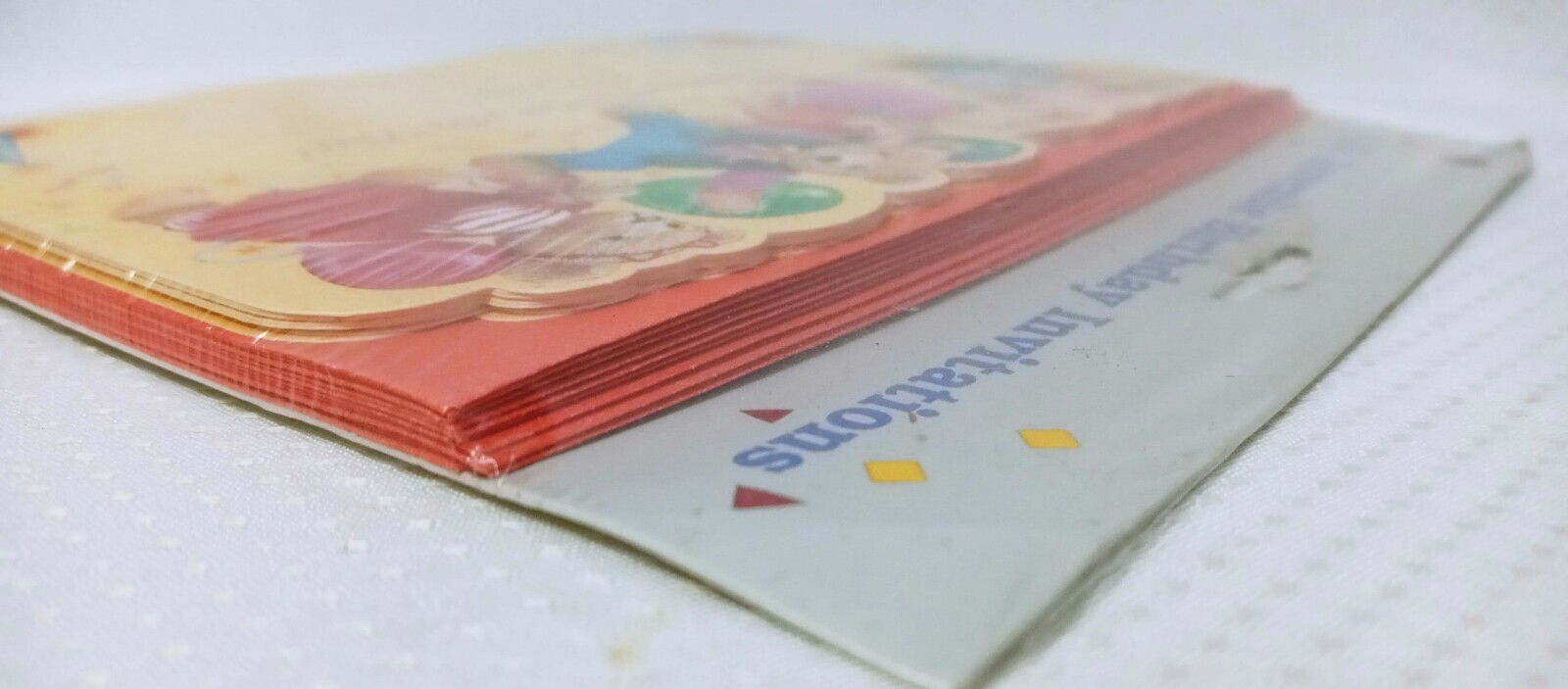 10 Kids Birthday Party Invitations*Vintage American Greetings*Diecut Teddy Bears gallery