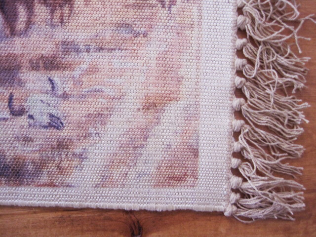 DIGATALLY PRINTED Poly/cotton Canvas OPEN RANGE BUFFALO G RUSSELL Placemats - 2 gallery