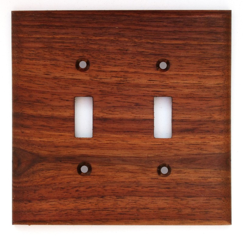 Solid Black Walnut Light Switch Plates/Covers Any Size +Custom gallery