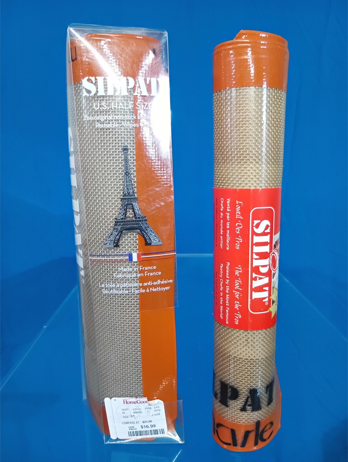 NEW IN PACKAGE (2) Silpat Silicone Baking Mats, Half Size, 11 5/8" x 16 1/2" gallery